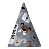 Chapeaux De Fètes Fête d'anniversaire de chien drôle mignonne (Droite)