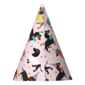 Chapeaux De Fètes Fête d'anniversaire de Dachshund (Dos)