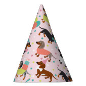 Chapeaux De Fètes Fête d'anniversaire de Dachshund (Droite)