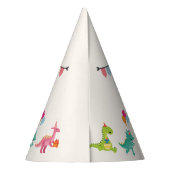 Chapeaux De Fètes Fête d'anniversaire de Dinosaur (Dos)