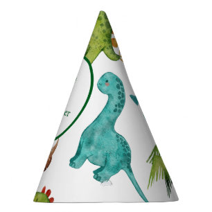 Chapeaux De Fètes Fête d'anniversaire de dinosaure garçon Dino Deux