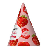 Chapeaux De Fètes Fête d'anniversaire de la fraise | Berry Sweet (Droite)