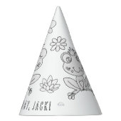 Chapeaux De Fètes Fête d'anniversaire de la grenouille - Couleur vot (Droite)