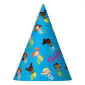 Chapeaux De Fètes Fête d'anniversaire de la sirène (Gauche)