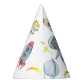 Chapeaux De Fètes Fête d'anniversaire de l'astronaute (Dos)