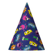 Chapeaux De Fètes Fête d'anniversaire de Monster (Gauche)