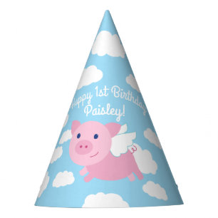 Chapeaux De Fètes Fête d'anniversaire de vol de cochon