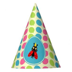 Chapeaux De Fètes Fête d'anniversaire d'enfants de coccinelles et de
