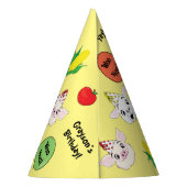 Chapeaux De Fètes Fête d'anniversaire des animaux de ferme (Dos)