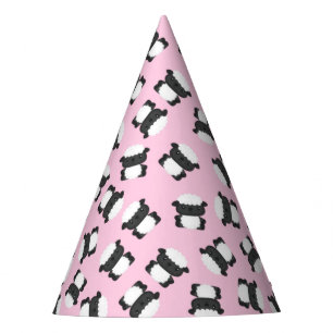 Chapeaux De Fètes Fête d'anniversaire des moutons roses