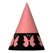 Chapeaux De Fètes Fête d'anniversaire des papillons (Gauche)