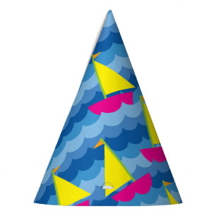 Chapeaux De Fètes Fête d'anniversaire du bateau à voile