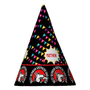 Chapeaux De Fètes Fête d'anniversaire du berger allemand papa
