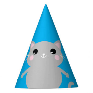 Chapeaux De Fètes Fête d'anniversaire du chat