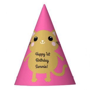 Chapeaux De Fètes Fête d'anniversaire du chat
