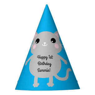 Chapeaux De Fètes Fête d'anniversaire du chat