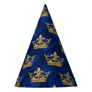 Chapeaux De Fètes Fête d'anniversaire du prince héritier bleu royal