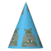Chapeaux De Fètes fête d'anniversaire hippo (Gauche)