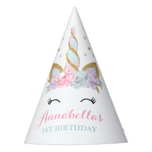 Chapeaux De Fètes Fête d'anniversaire magique de licorne de