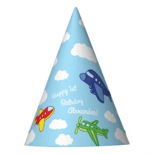 Chapeaux De Fètes Fête d'anniversaire mignonne d'avions et de jets