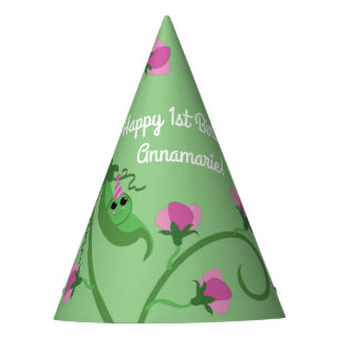 Chapeaux De Fètes Fête d'anniversaire mignonne de pois doux ?ère