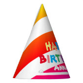 Chapeaux De Fètes Fête d'anniversaire Nom personnalisé Cool mignon (Gauche)