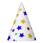 Chapeaux De Fètes Fête d'anniversaire simple moderne rouge étoile co (Gauche)