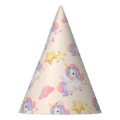 Chapeaux De Fètes Fête d'anniversaire simple Rainbow moderne (Gauche)