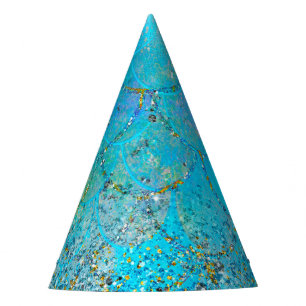 Chapeaux De Fètes Fête d'anniversaire Sirène Perle Iridescente Scint