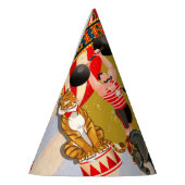 Chapeaux De Fètes Fête d'anniversaire vintage Retro Circus (Gauche)