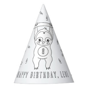 Chapeaux De Fètes Fête de l'Anniversaire - Colorez votre propre Casq
