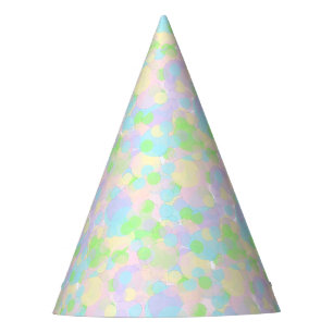 Chapeaux De Fètes Fête de motif de confettis arc-en-ciel illusima