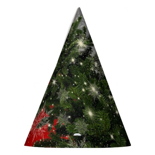 Chapeaux De Fètes Fête de Noël Arbre vert Rouge Argent Flèches (Gauche)