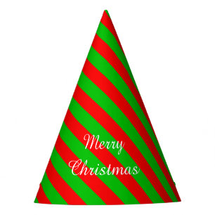 Chapeaux De Fètes Fête de Noël Casquette/Vert et Rouge