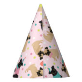 Chapeaux De Fètes Fête de Pug Birthday (Dos)