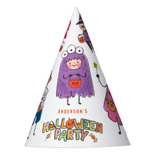 Chapeaux De Fètes Fête déguisée d'Halloween pour enfants aux couleur