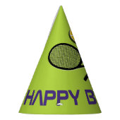 Chapeaux De Fètes Fête des raquettes de tennis vertes (Gauche)