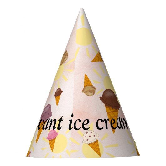 Chapeaux De Fètes Fête d'été à la glace (Devant)