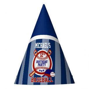 Chapeaux De Fètes Fête du 00e anniversaire - Baseball - Bleu