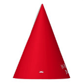 Chapeaux De Fètes Fête du 80e anniversaire Rouge Adulte (Gauche)