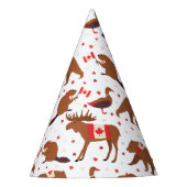 Chapeaux De Fètes Fête du Canada Animaux canadiens (Devant)