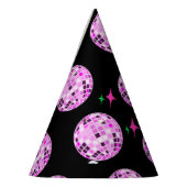 Chapeaux De Fètes Fête Noire Pink Purple Disco (Gauche)