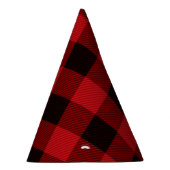 Chapeaux De Fètes fête plaid rouge rustique d'hiver bûcheron (Droite)