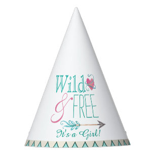 Chapeaux De Fètes Fête Tribale C'est une Fille Baby Shower