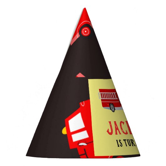 Chapeaux De Fètes Feu camion Anniversaire (Gauche)