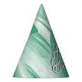 Chapeaux De Fètes Feuillage vert à la menthe (Gauche)