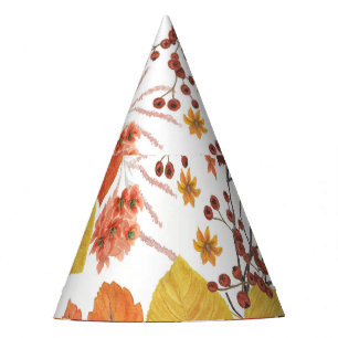Chapeaux De Fètes Feuilles et Roses de l'automne