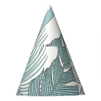 Chapeaux De Fètes Feuilles tropicaux : une tendance transparente