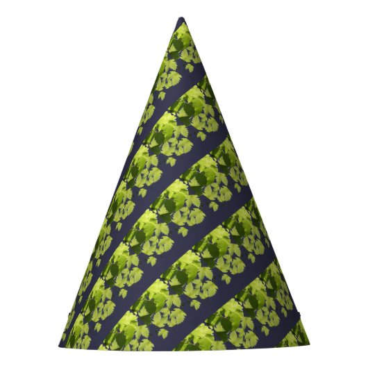 Chapeaux De Fètes Feuilles verts de vigne (Devant)