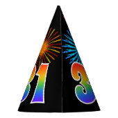 Chapeaux De Fètes Feux d'artifice d'amusement + Motif "31" (Dos)